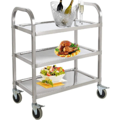 RK Bakeware Cina Foodservice NSF Acciaio inossidabile Multipurpose Cucina Food Trolley