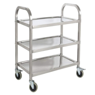 RK Bakeware China Foodservice NSF Winco Suc-30 Trolley alimentare in acciaio inossidabile a 3 livelli