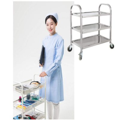 RK Bakeware China Foodservice NSF Winco Suc-30 Trolley alimentare in acciaio inossidabile a 3 livelli