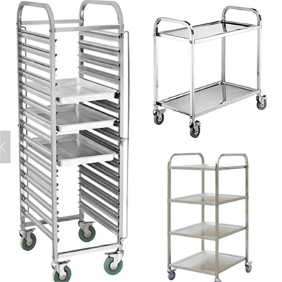 RK Bakeware China Foodservice NSF Ristorante Gn1/1 Panetteria Food Trolley/Mobile Stainless Steel Trolley