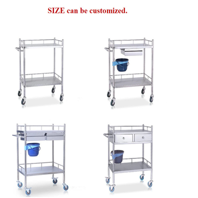 RK Bakeware China Foodservice NSF Ospedale in acciaio inossidabile carrello medico con cassetti