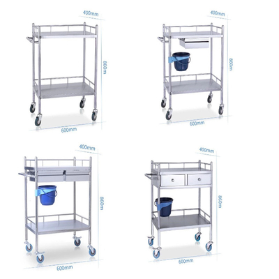 RK Bakeware China Foodservice NSF Ospedale in acciaio inossidabile carrello medico con cassetti