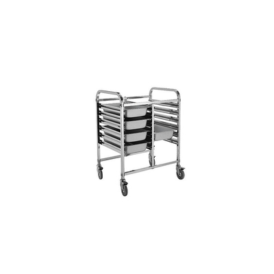 RK Bakeware China Foodservice NSF Double Line Tray Rack Trolley Trolley da forno in acciaio inossidabile