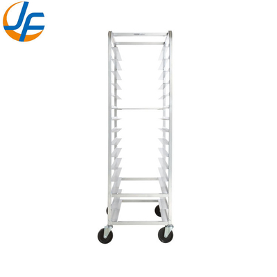 RK Bakeware Cina Foodservice NSF Roll In Acciaio inossidabile Flatpack Baking Tray Trolley Bun Pan Rack