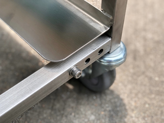 Rk Bakeware Cina-acciaio inossidabile Z Frame Nesting Rack Trolley per la produzione di forno